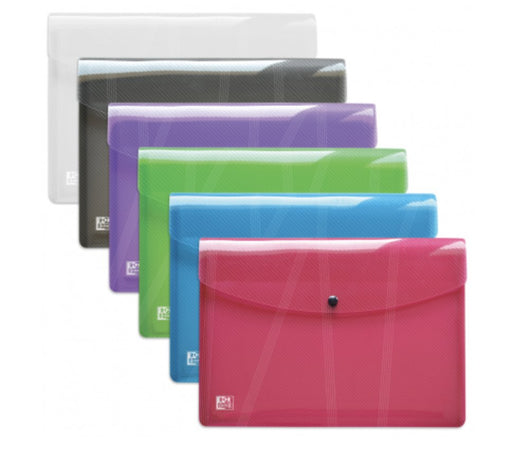 EAN 3045050143045 - Oxford 400031405 carpeta Polipropileno (PP) Azul, Verde, Gris, Rosa, Púrpura, Transparente A4 imagen 1