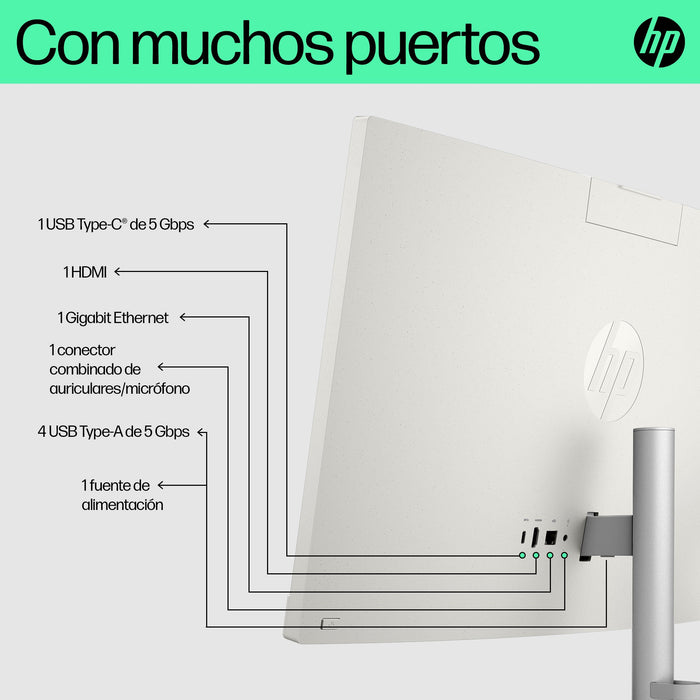 EAN 199642227231 - HP 24 -cr0158ns PC Intel® Core™ i3 i3-1315U 60,5 cm (23.8") 1920 x 1080 Pixeles PC todo en uno 8 GB DDR4-S imagen 4