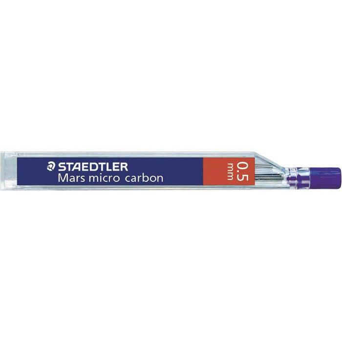 EAN 4007817213681 - Staedtler Mars micro carbon 250 0.5mm 12 leads mina de repuesto 2H imagen 1