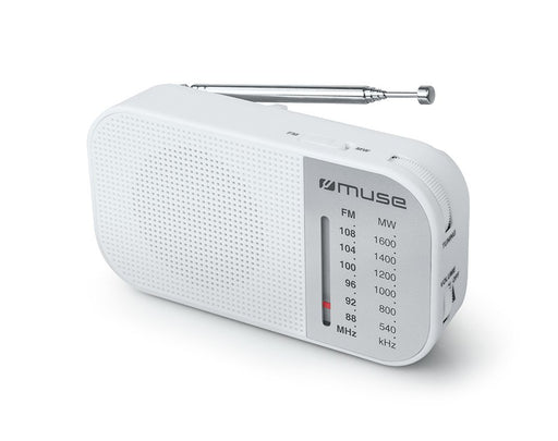 EAN 3700460207663 - Muse M-025 RW radio Portátil Analógica Blanco imagen 1