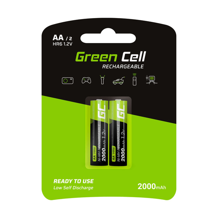 EAN 5903317225867 - Green Cell GR06 pila doméstica Batería recargable AA Níquel-metal hidruro (NiMH) imagen 1
