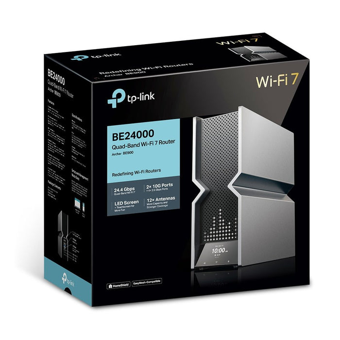 EAN 4895252500561 - TP-Link Archer BE900 router inalámbrico Multi-Gigabit Ethernet Quad-band (2.4 GHz / 5 GHz-1 / 5 GHz-2 / 6 imagen 6