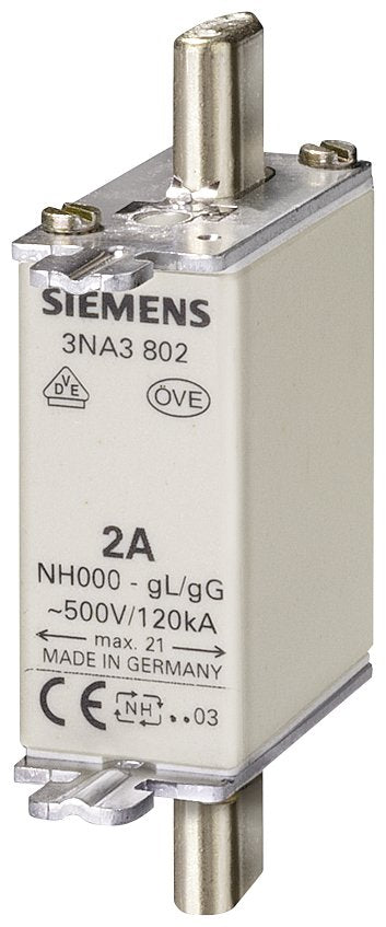 EAN 4001869057101 - Siemens 3NA3820 fusible Alto voltaje 1 pieza(s) imagen 1
