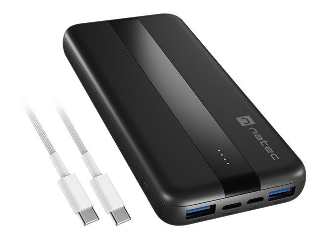 EAN 5901969449105 - NATEC TREVI SLIM Q V2 Polímero de litio 10000 mAh Negro imagen 1