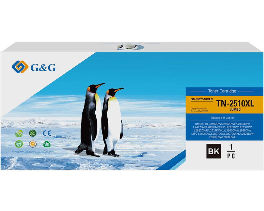 EAN 6937173431734 - G&G GG-PB2510XLC cartucho de tóner 1 pieza(s) Compatible Negro imagen 3