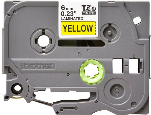 EAN 4977766686624 - Brother TZE-611 cinta para impresora de etiquetas Negro sobre amarillo imagen 2