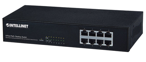 EAN 766623560764 - Intellinet 560764 switch Fast Ethernet (10/100) Energía sobre Ethernet (PoE) Negro imagen 1