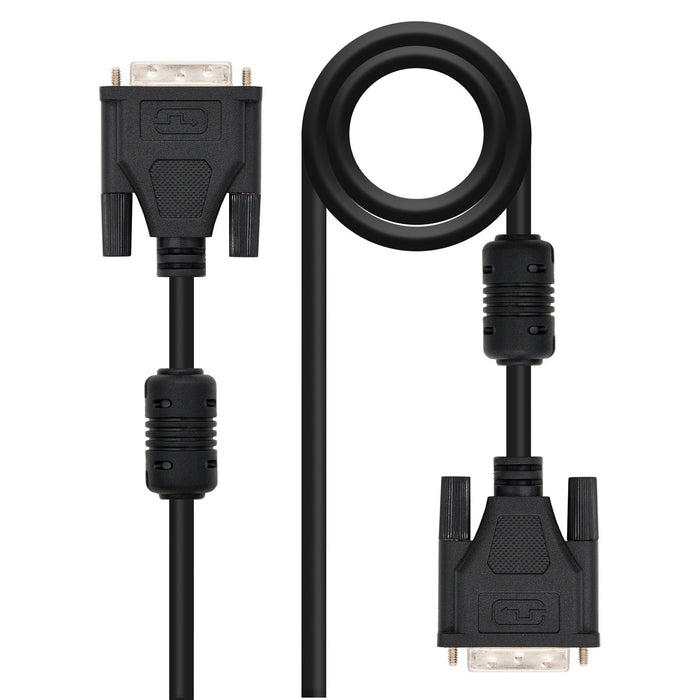 EAN 8433281000773 - Nanocable 10.15.0603 cable DVI 3 m Negro imagen 1