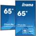 EAN 4948570124558 - iiyama LH6541UHS-B1AG pantalla de señalización 163,8 cm (64.5") LCD 500 cd / m² 4K Ultra HD Negro 24/7 imagen 1