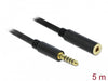 EAN 4043619857999 - DeLOCK 85799 cable de audio 5 m 4.4mm Negro imagen 2