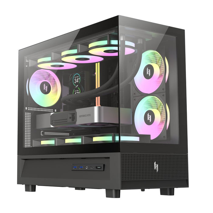 EAN 6931858712149 - GameMax NEX C31 BK carcasa de ordenador Negro imagen 3