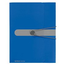 EAN 4008110433011 - Herlitz 11206125 carpeta Polipropileno (PP) Azul A4 imagen 1