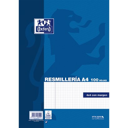 EAN 8412771060299 - Oxford 100430272 cuaderno y block A4 100 hojas Azul, Blanco imagen 1