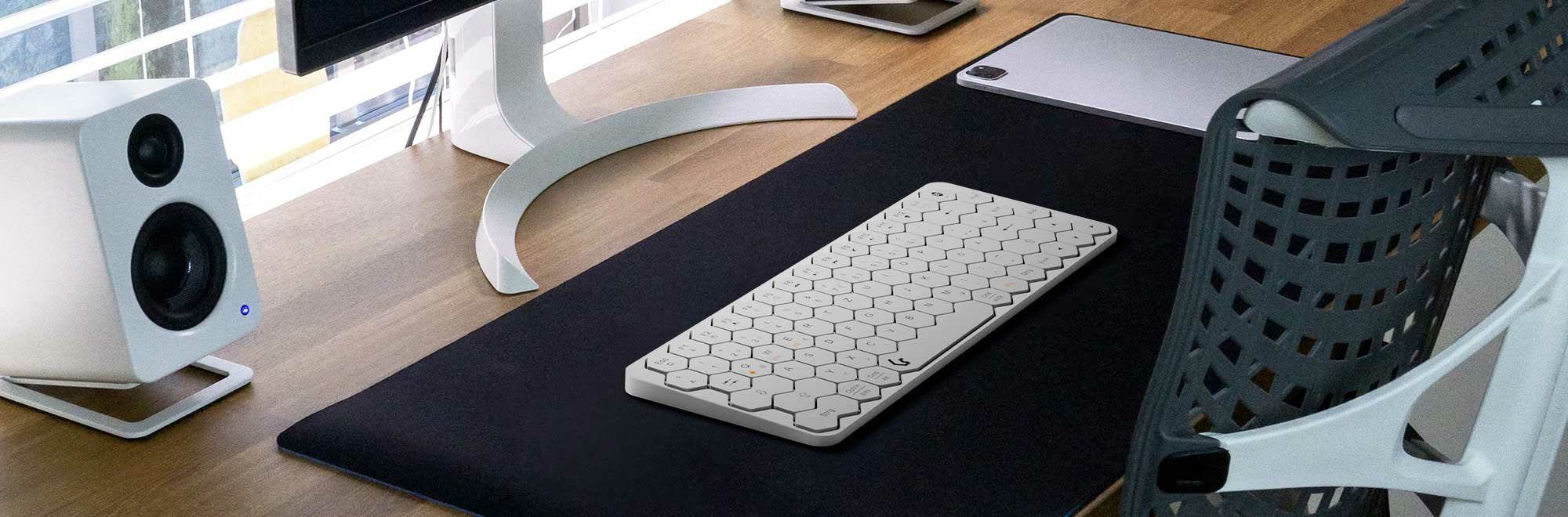 EAN 4250078173427 - KeySonic KSK-5020BT-S (DE) teclado Oficina Bluetooth QWERTZ Alemán Aluminio, Blanco imagen 2