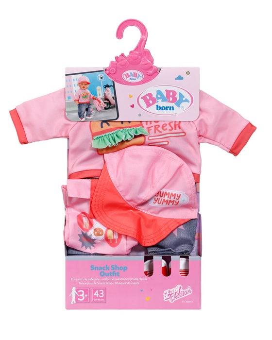 EAN 4001167835944 - BABY born Snack Shop Outfit 43cm Juego de ropita para muñeca imagen 5