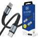 EAN 5903108680202 - 3MK 5903108680202 cable USB USB 2.0 1 m USB C 0,48 Gbit/s 100 W Negro, Plata imagen 1