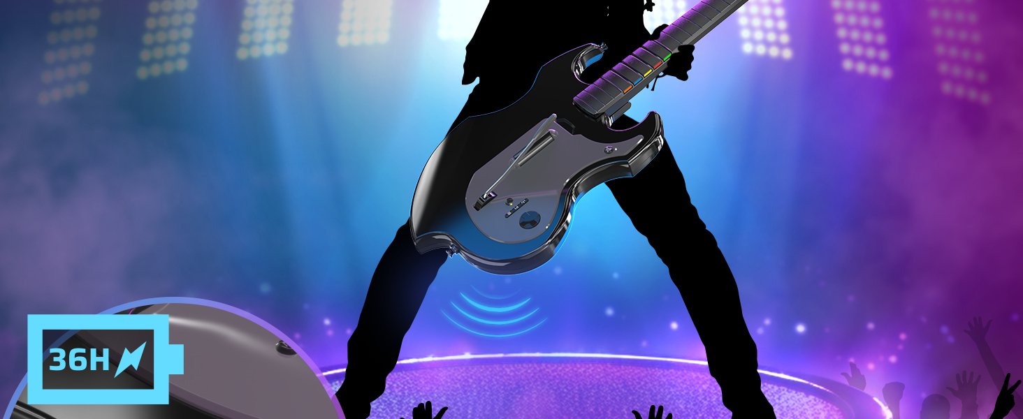 EAN 708056072599 - PDP Riffmaster Negro, Gris Guitarra Analógico/Digital PC, PlayStation 4, PlayStation 5 imagen 15