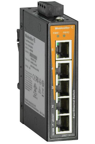 EAN 4050118692587 - Weidmüller IE-SW-EL05-5TX Gestionado Fast Ethernet (10/100) Negro, Naranja imagen 1