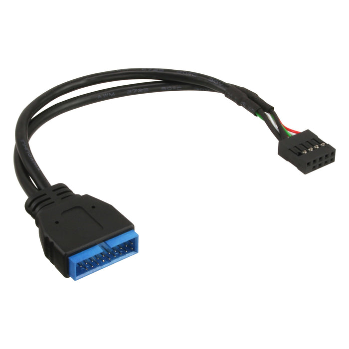 EAN 4043718232734 - InLine 33449M cable USB 0,3 m Negro imagen 1