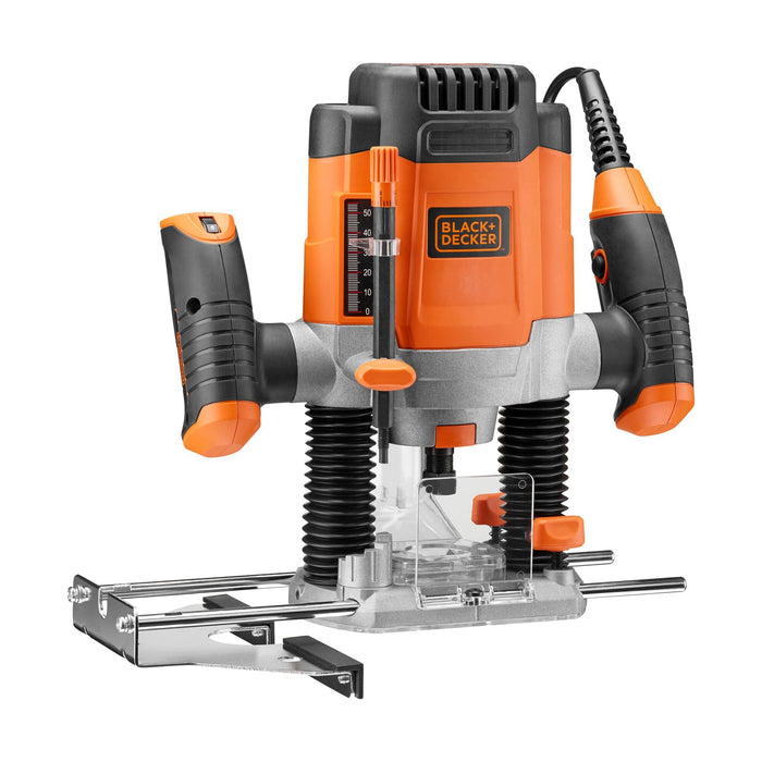 EAN 5035048658284 - Black & Decker KW1200E-QS fresadora y desbastadora Negro, Naranja 28000 RPM 1200 W imagen 2