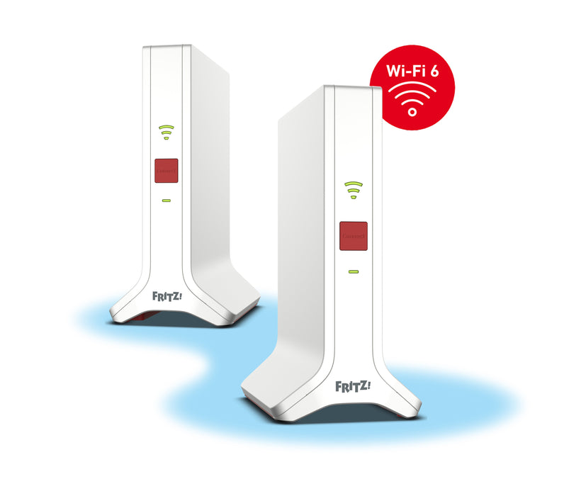 EAN 4023125031083 - Mesh Set 4200 Doble banda (2,4 GHz / 5 GHz) Wi-Fi 6E (802.11ax) Rojo, Blanco 2x2/4x4 imagen 1