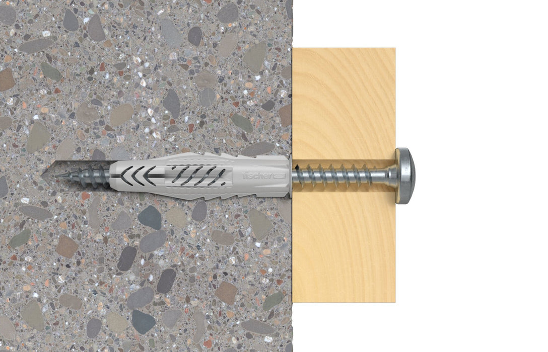 EAN 4006209627549 - Fischer 62754 tornillo de anclaje y taco 100 pieza(s) Enchufe de pared 35 mm imagen 4