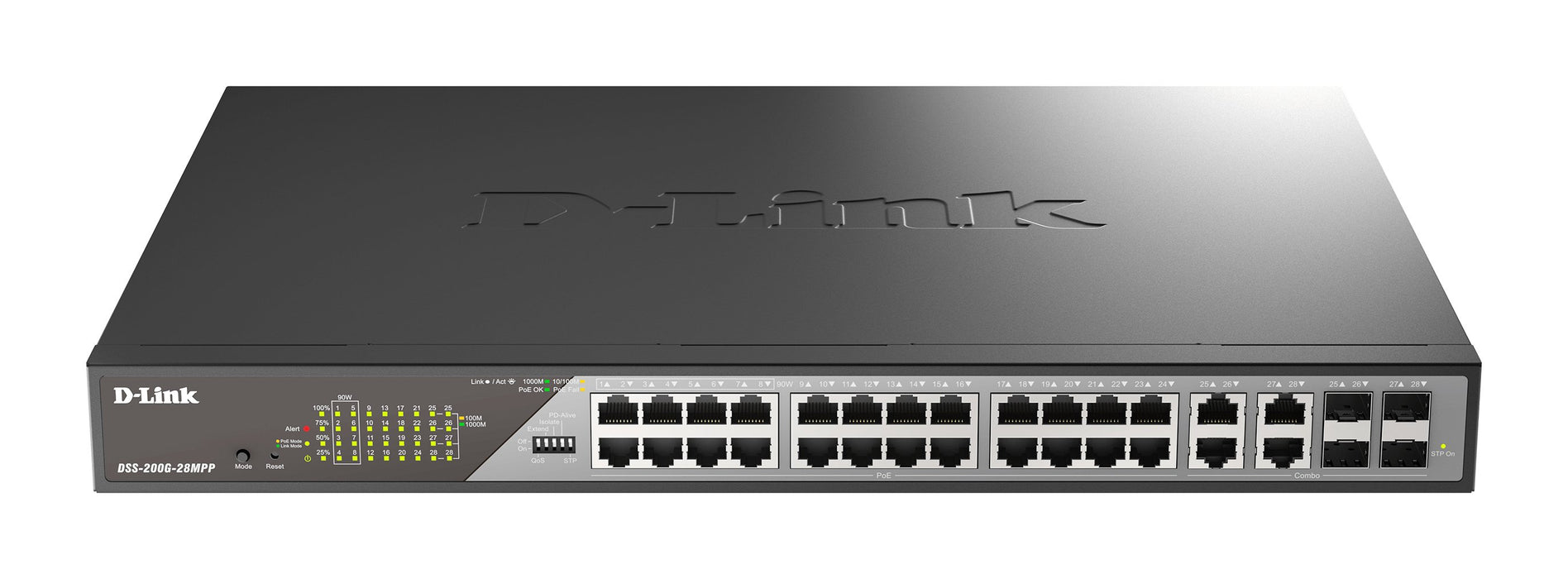EAN 0790069471803 - D-Link DSS-200G-28MP switch Gestionado L2 Gigabit Ethernet (10/100/1000) Energía sobre Ethernet (PoE) 1U  imagen 1