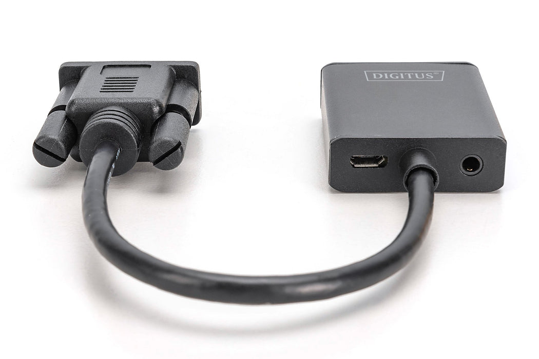 EAN 4016032444213 - Digitus DA-70473 adaptador de cable de vídeo 0,15 m VGA (D-Sub) Negro imagen 3