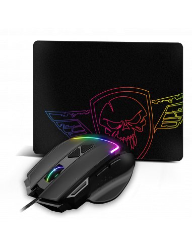 EAN 3700104445949 - Spirit of Gamer PRO-M3 RGB ratón Juego mano derecha USB tipo A Óptico 7200 DPI imagen 1