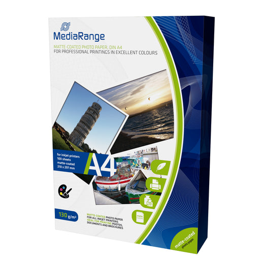 EAN 4260057125903 - MediaRange MRINK101 papel fotográfico A4 Blanco Mate imagen 1