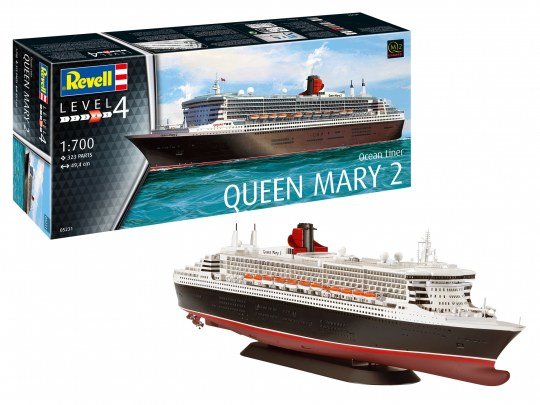EAN 4009803052311 - Revell Queen Mary 2 Maqueta de transatlántico Kit de montaje 1:700 imagen 2