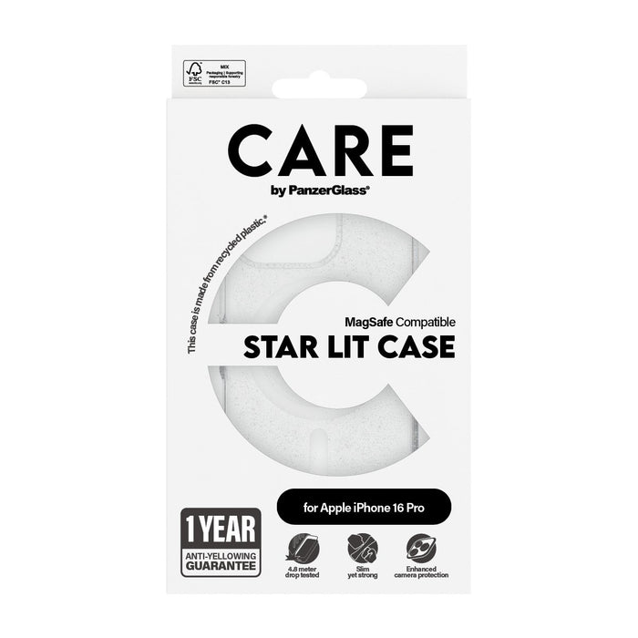 EAN 5715685004087 - PanzerGlass CARE™ by ® Urban Combat Case Star Lit w. White MagSafe iPhone 16 Pro funda para teléfono móvi imagen 3