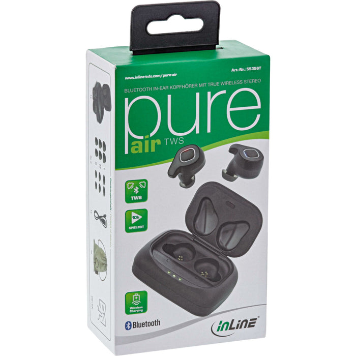 EAN 4043718284382 - InLine 55356T auricular y casco Auriculares True Wireless Stereo (TWS) Dentro de oído Llamadas/Música Mic imagen 10