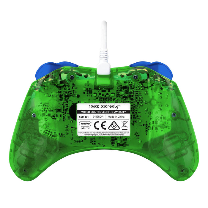 EAN 708056068486 - PDP Rock Candy: Luigi Lime Azul, Verde, Translúcido USB Gamepad Analógico/Digital Nintendo Switch, Nintend imagen 2
