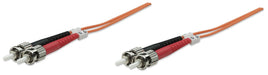 EAN 0766623515757 - Intellinet 1m ST/ST Cable de fibra óptica e InfiniBand Naranja imagen 1