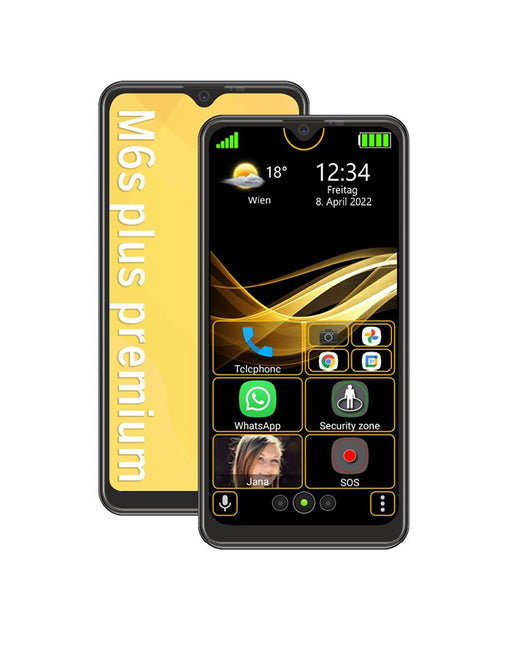 EAN 9120042778123 - Beafon M6s plus 15,9 cm (6.26") SIM doble Android 10 4G USB Tipo C 3 GB 32 GB 4000 mAh Negro imagen 1
