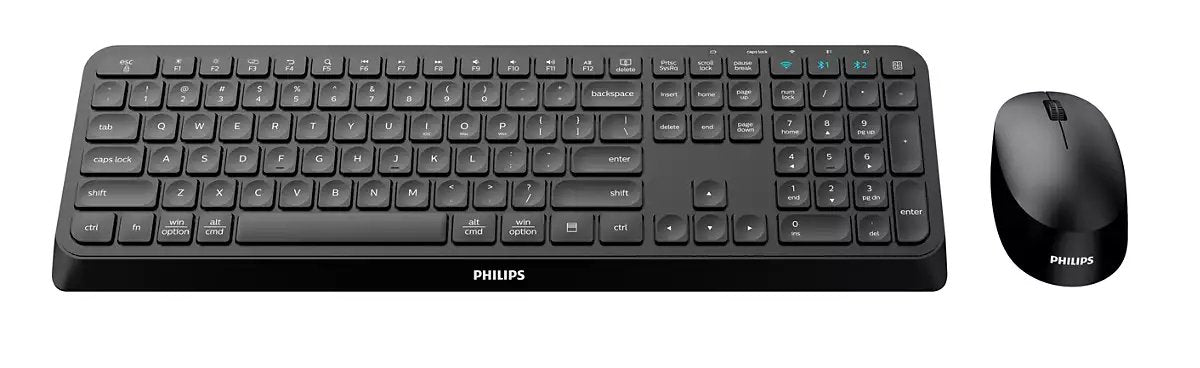EAN 8712581779580 - Philips 4000 series SPT6407B/16 teclado Ratón incluido Universal RF Wireless + Bluetooth QWERTY Inglés Ne imagen 3