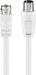 EAN 4040849118302 - Goobay 11830 cable coaxial 3C-2V 2,5 m Tipo F Blanco imagen 1
