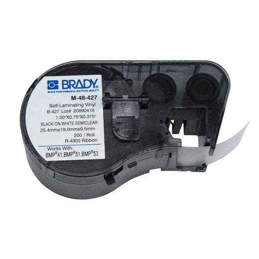 EAN 888434591796 - Brady M-48-427 cinta para impresora de etiquetas Blanco sobre transparencia imagen 1