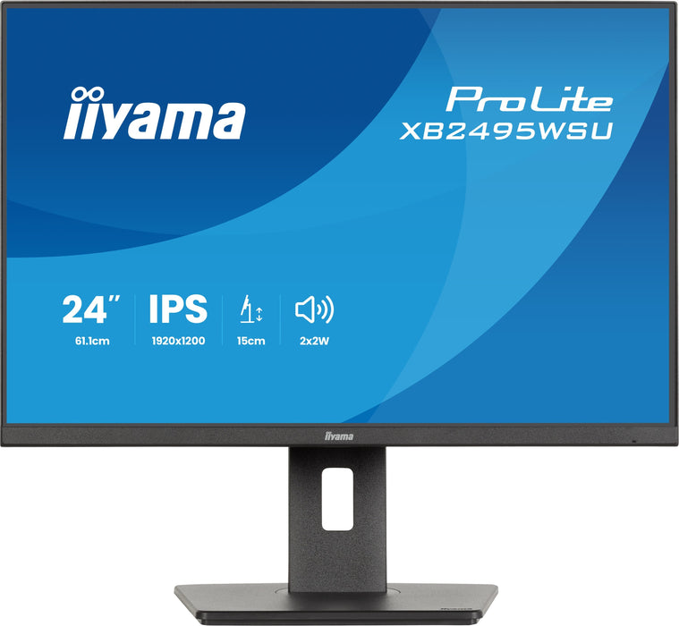 EAN 4948570127641 - iiyama ProLite XB2495WSU-B1 pantalla para PC 61,2 cm (24.1") 1920 x 1200 Pixeles WUXGA LCD Negro imagen 3