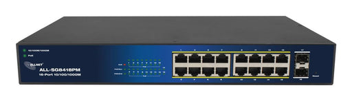 EAN 4038816210081 - ALLNET ALL-SG8418PM switch Gestionado Gigabit Ethernet (10/100/1000) Energía sobre Ethernet (PoE) 19U Neg imagen 2