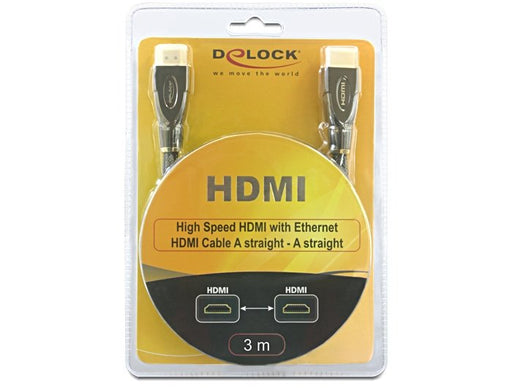 EAN 4043619827381 - DeLOCK 3m HDMI AM/AM cable HDMI HDMI tipo A (Estándar) Negro imagen 2