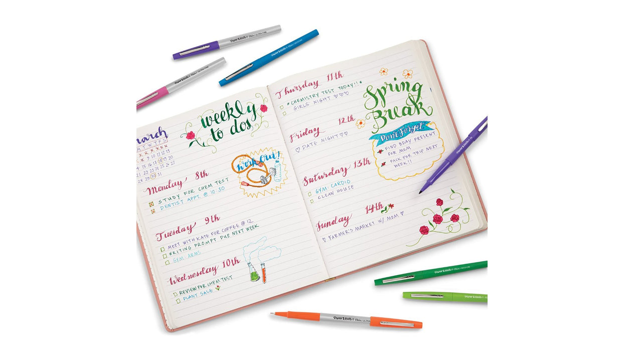 EAN 3026980323684 - Papermate Flair rotulador Medio Multicolor 8 pieza(s) imagen 8