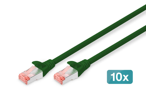 EAN 4016032442301 - Digitus DK-1644-050-G-10 cable de red Verde 5 m Cat6 S/FTP (S-STP) imagen 1