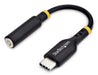 EAN 0065030898225 - StarTech.com USBCAUDIO2 cable de audio 0,127 m USB Type-C 2.0 Negro imagen 1