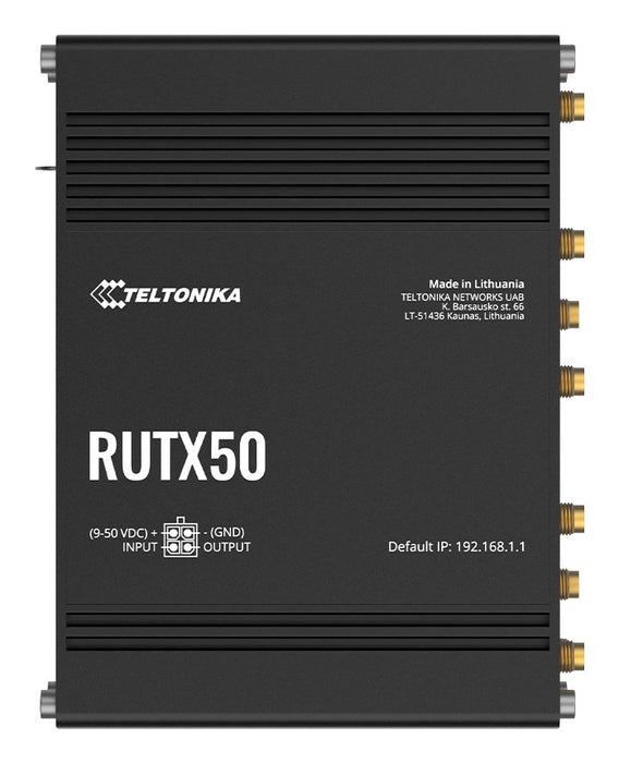 EAN 4779051844524 - Teltonika RUTX50 router inalámbrico Gigabit Ethernet Doble banda (2,4 GHz / 5 GHz) imagen 1