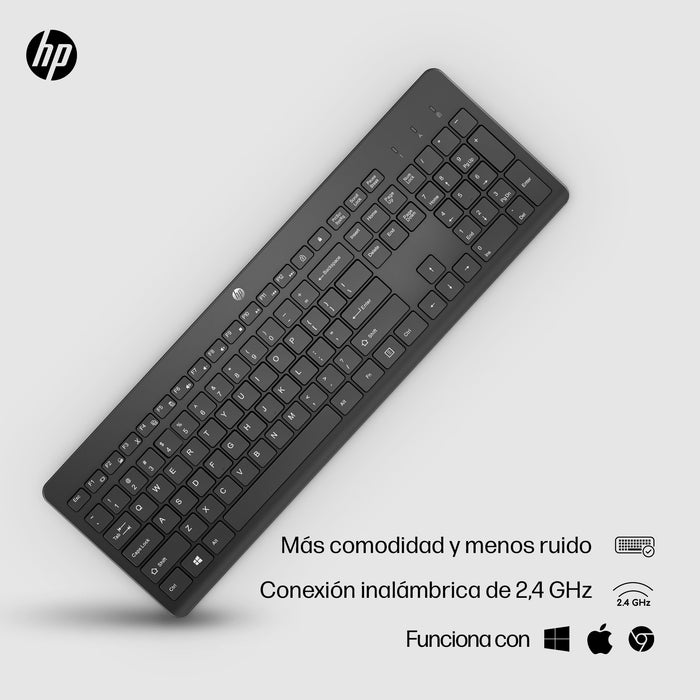 EAN 0195908430032 - HP 230 Wireless Keyboard teclado Universal RF inalámbrico Negro imagen 2
