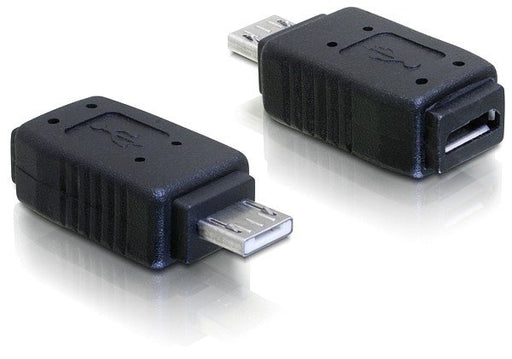 EAN 4043619650323 - DeLOCK Adapter USB micro-A+B female to USB micro A-male Negro imagen 1