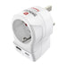 EAN 4047443553751 - Hama EU to UK adaptador de enchufe eléctrico Tipo G (RU) Tipo C (Euroconcexión) + Tipo F Blanco imagen 2