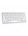 EAN 3700104455757 - Advance Tapes SMARTKEY PLUS teclado Hogar / Oficina USB + Bluetooth AZERTY Aluminio, Blanco imagen 1